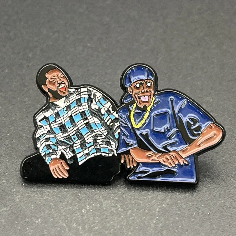 Friday Movie Ice Cube Chris‎ Tucker Lapel Hat Pin